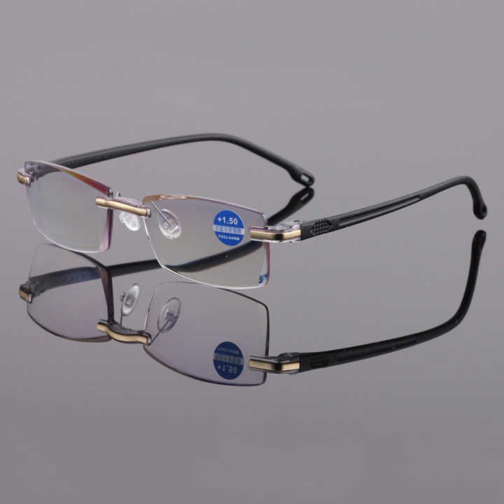 Rimless Colored Daily Use Reading Glasses - Buy One Get One Free