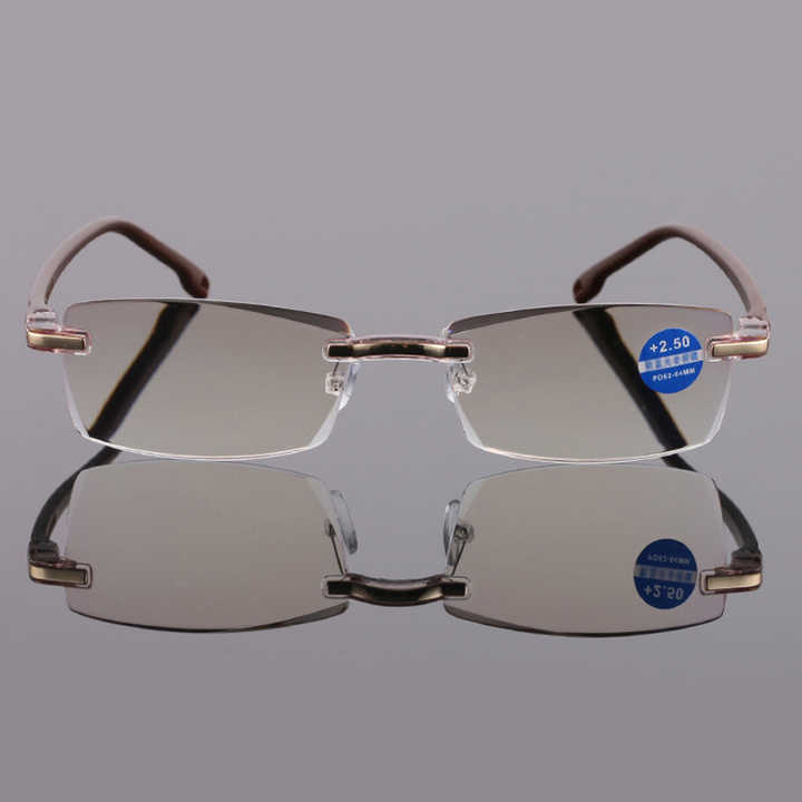 Rimless Colored Daily Use Reading Glasses - Buy One Get One Free