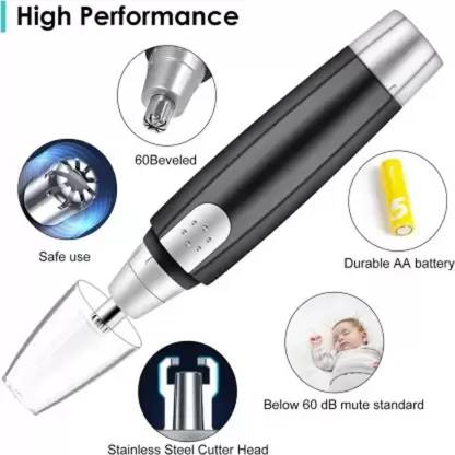 Portable Nose & Ear Hair Trimmer - Buy One Get One Free