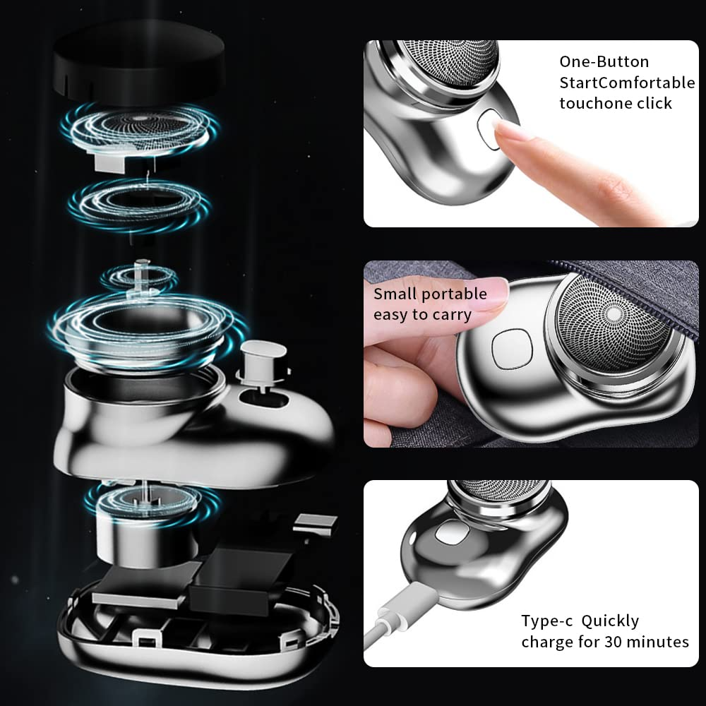 Mini-Shave Portable Electric Shaver